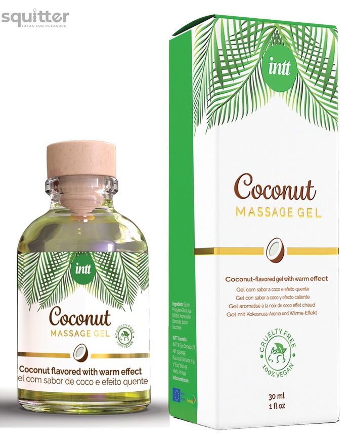 Масажний гель для інтимних зон Intt Coconut Vegan (30 мл) SO5973 фото