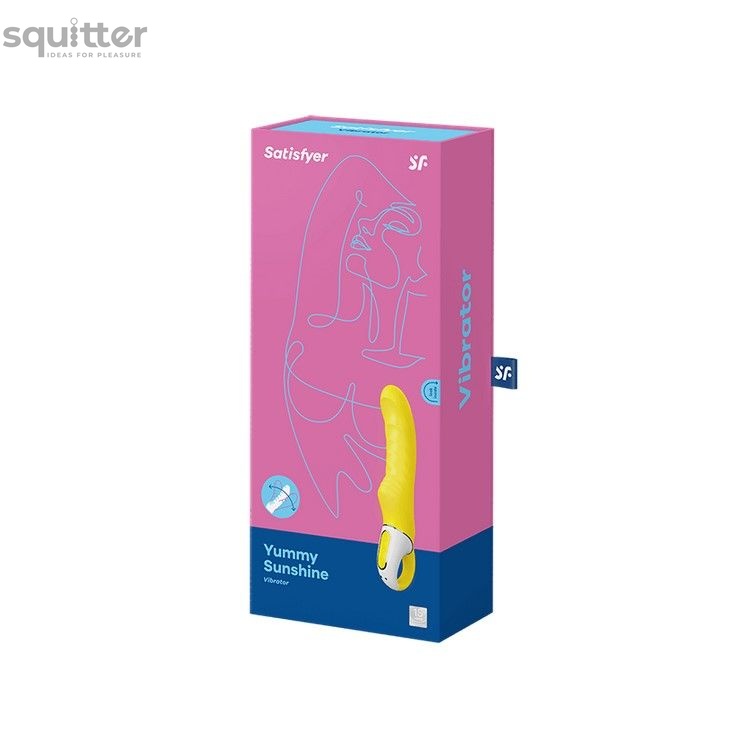 Мощный вибратор Satisfyer Vibes Yummy Sunshine с гибким стволом и стимулирующим рельефом, 12 режимов SO2203 фото