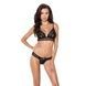 Комплект білизни Passion ERZA SET XXL/XXXL, black, ліф і трусики PS26012,1 - інтернет-магазин інтимних товарів Squitter