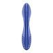 Двосторонній скляний дилдо Satisfyer Dazzling Crystal 2 Blue SX3551,1 - інтернет-магазин інтимних товарів Squitter