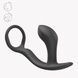 Анальна пробка з ерекційним кільцем Fun Factory BOOTIE RING Black SX3309,4 - інтернет-магазин інтимних товарів Squitter