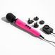 Вібромасажер DOXY Die Cast Massager Hot Pink, дуже потужний, живлення 220В, металевий корпус SX2456,4 - інтернет-магазин інтимних товарів Squitter