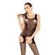 Бодистокинг Passion BS029 black, комбинезон, имитация чулок и поясаPBS029B,1 - интернет-магазин интимных товаров Squitter