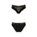 Трусики з широкою гумкою і мереживом Passion PS001 PANTIES black, size L SO4159 фото 5