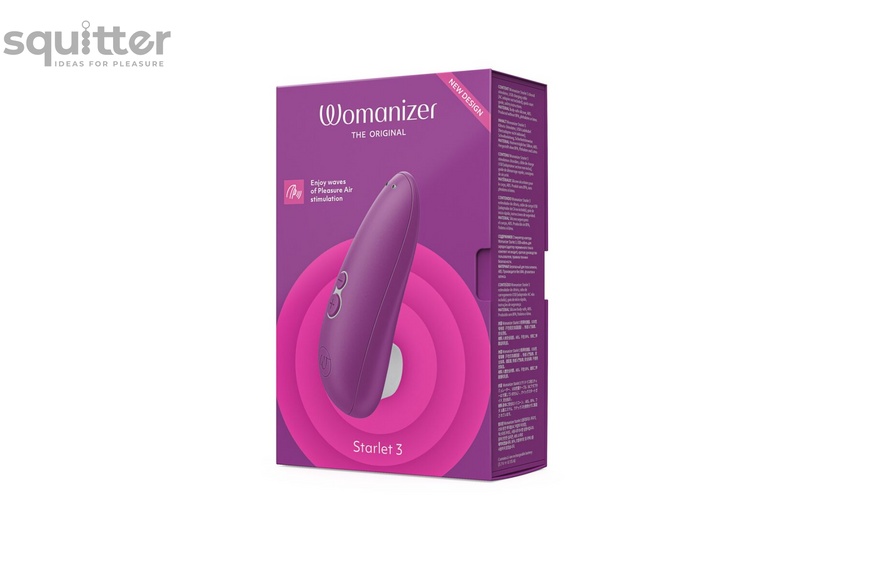 Вакуумний кліторальний стимулятор Womanizer Starlet 3 VIOLET SO8741 фото