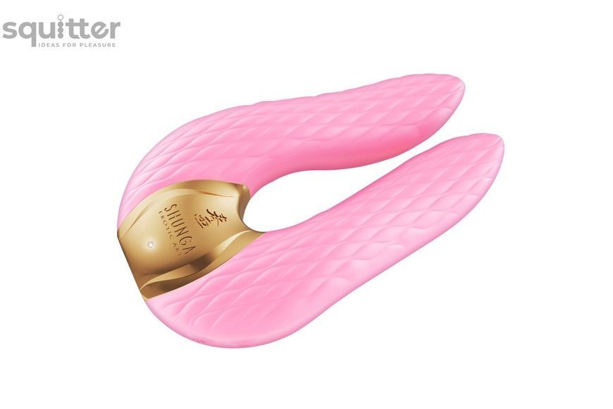 Вибратор для клитора Shunga Aiko Light Pink, гибкие кончики SO6901 - онлайн-сексшоп Сквитер