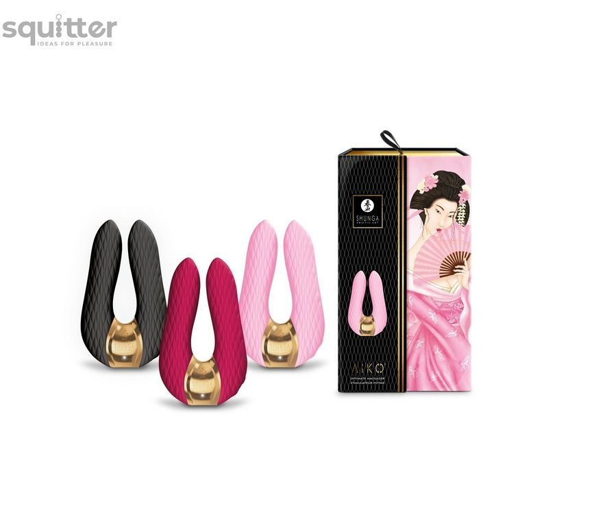 Вибратор для клитора Shunga Aiko Light Pink, гибкие кончики SO6901 - онлайн-сексшоп Сквитер