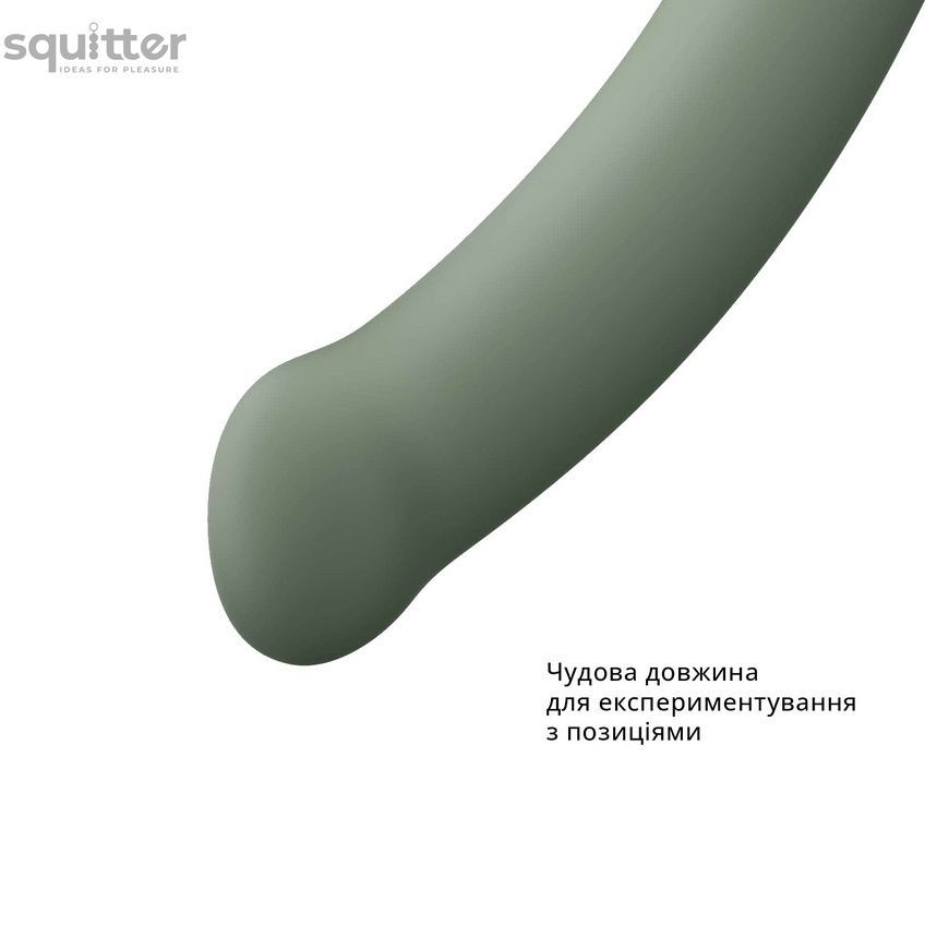 Фалоімітатор Fun Factory MAGNUM, оливковий, дуже гнучкий, довжина 18,3 см, діаметр 3,7 см SX0986 - онлайн-сексшоп Сквітер
