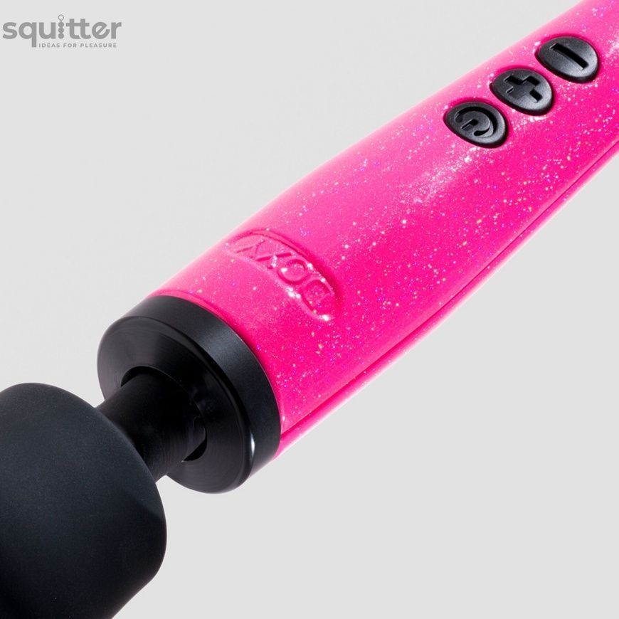 Вібромасажер DOXY Die Cast Massager Hot Pink, дуже потужний, живлення 220В, металевий корпус SX2456 - онлайн-сексшоп Сквітер