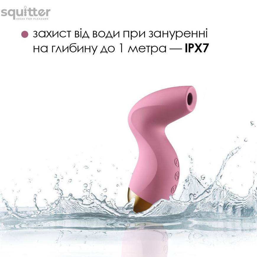 Вакуумный клиторальный стимулятор Svakom Pulse Pure Pale Pink, 5 режимов, 5 интенсивностей в каждом SO6993 фото