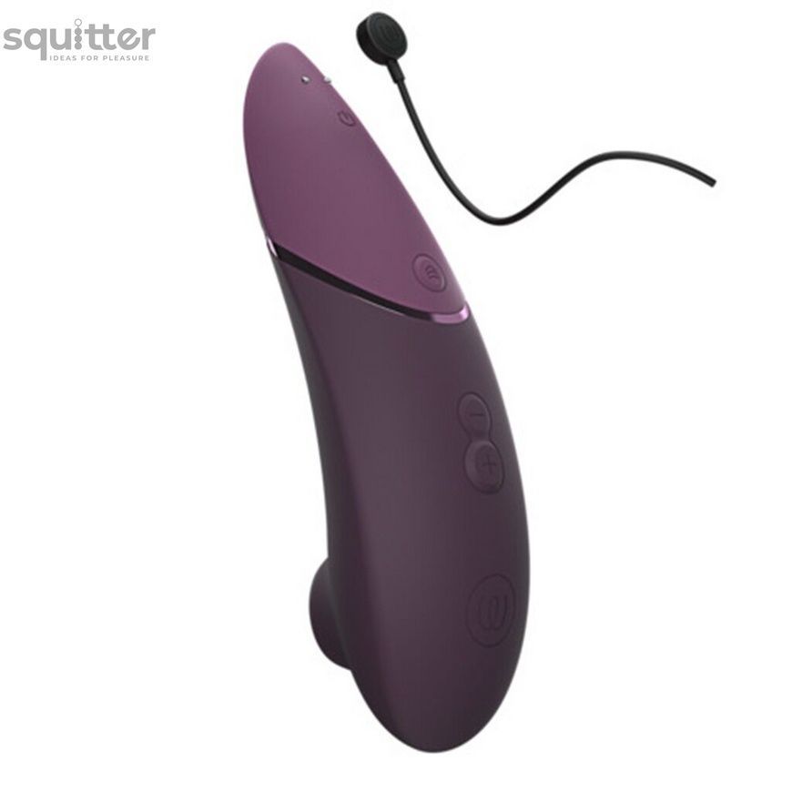 Вакуумний кліторальний стимулятор Womanizer Next Dark Purple, 3D Pleasure Air, 14 рівнів інтенсивності SX2303 - онлайн-сексшоп Сквітер