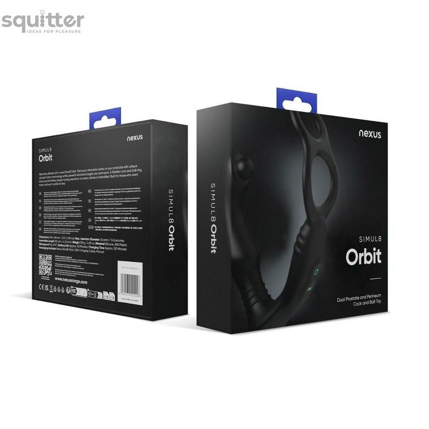 Стимулятор простати Nexus SIMUL8 Orbit Edition з ерекційним кільцем SX2699 - онлайн-сексшоп Сквітер