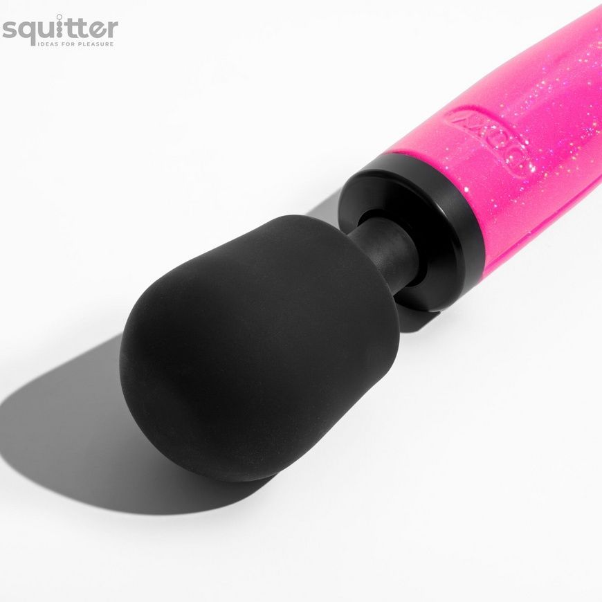 Вібромасажер DOXY Die Cast Massager Hot Pink, дуже потужний, живлення 220В, металевий корпус SX2456 - онлайн-сексшоп Сквітер
