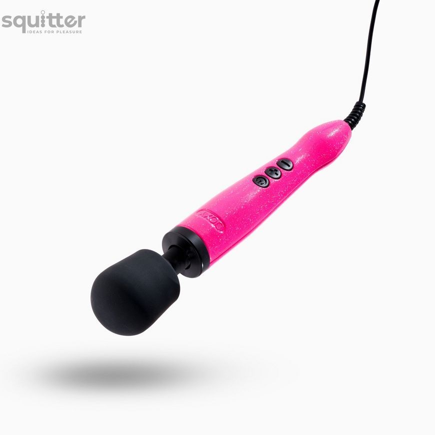 Вібромасажер DOXY Die Cast Massager Hot Pink, дуже потужний, живлення 220В, металевий корпус SX2456 - онлайн-сексшоп Сквітер