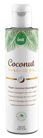 Массажное масло Intt Coconut Vegan (150 мл) SO5974 - онлайн-сексшоп Сквитер