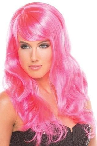 Перука Be Wicked Wigs - Burlesque Wig - Pink SO4611 - онлайн-сексшоп Сквітер