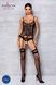 Корсет со шнуровкой Passion NESSY CORSET XXL/XXXL black, стринги с открытым доступом, пажи для чулокSO8456,5 - интернет-магазин интимных товаров Squitter