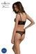 Комплект Passion DROSERA SET black, XXL/XXXL, сітка+мереживо, бюстьє та трусики танга SX0481,2 - інтернет-магазин інтимних товарів Squitter