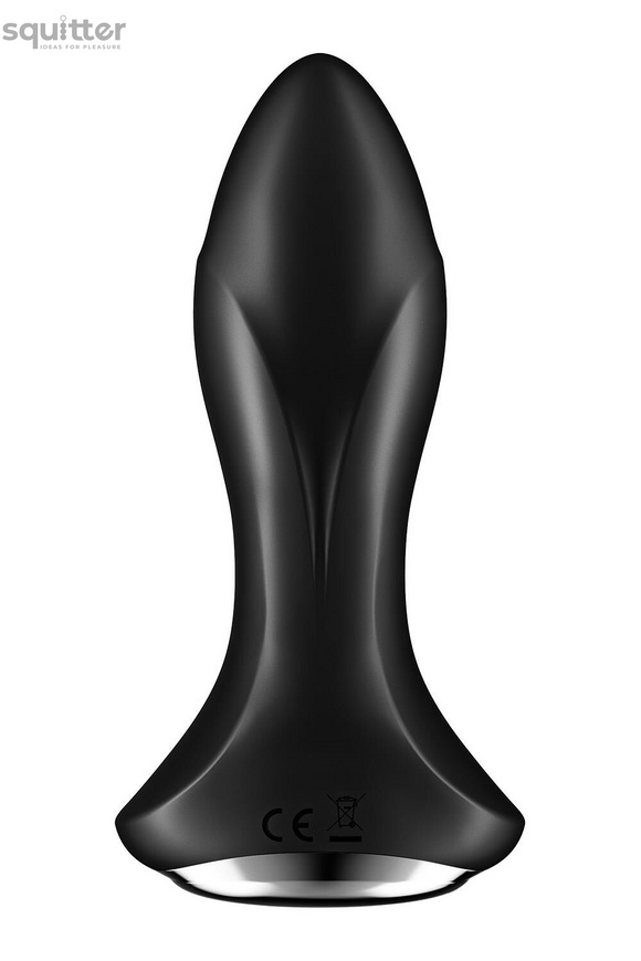 Анальна смарт вібропробка із перлинним масажем Satisfyer Rotator Plug 1+ Black SO6278 фото