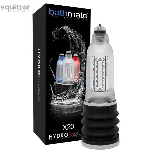 Гидропомпа Bathmate Hydromax 5 Clear (X20), для члена длиной от 7,5 до 12,5см, диаметр до 4,5см HM-20-CC фото