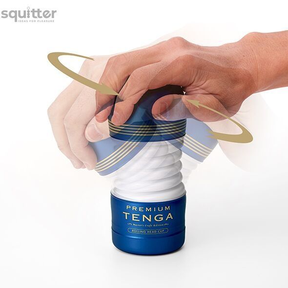 Мастурбатор Tenga Premium Rolling Head Cup з інтенсивною стимуляцією головки SO5108 - онлайн-сексшоп Сквітер