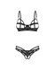 Комплект Obsessive Euridia 2-pcs crotchless set XS/S SX3583,4 - інтернет-магазин інтимних товарів Squitter