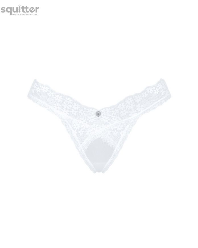 Кружевные танга Obsessive Heavenlly thong M/L SO8186 - онлайн-сексшоп Сквитер
