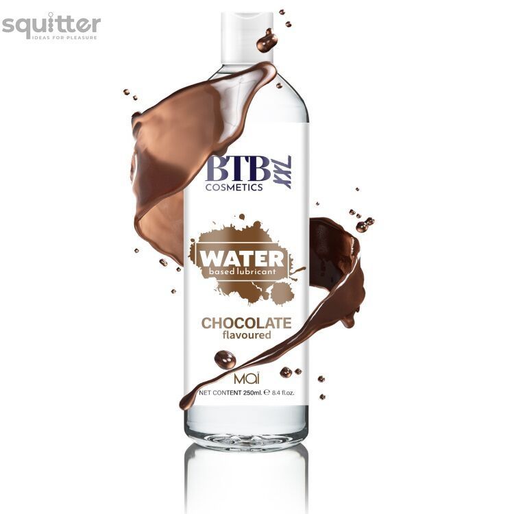 Смазка на водной основе BTB FLAVORED CHOCOLATE с ароматом шоколада (250 мл) SO6569 - онлайн-сексшоп Сквитер
