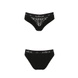 Трусики з широкою гумкою і мереживом Passion PS001 PANTIES black, size M SO4160 фото 5