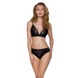 Трусики з широкою гумкою і мереживом Passion PS001 PANTIES black, size M SO4160 фото 3