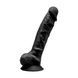 Фалоімітатор SilexD Tomas Black (MODEL 1 size 9in), двошаровий, силікон + Silexpan, діаметр 4,9см SO5024,1 - інтернет-магазин інтимних товарів Squitter