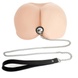 Силіконова анальна пробка Art of Sex Metal Anal Plug with Leash size L з повідцем Black SO6181 фото 2