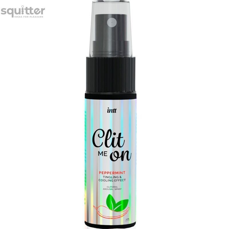 Возбуждающий спрей для клитора Intt Clit Me On Peppermint Cooling Effect 12 мл, охлаждающий эффект SO8392 - онлайн-сексшоп Сквитер