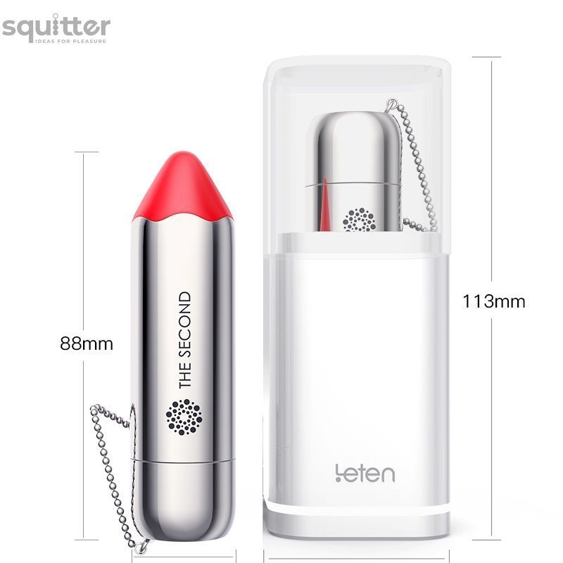 Вибропуля Leten The Second pretty pink с индукционной зарядкой, водонепроницаемая, очень мощная SO3925 - онлайн-сексшоп Сквитер