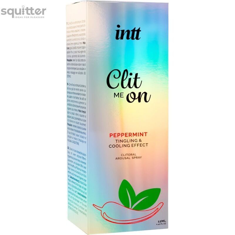 Возбуждающий спрей для клитора Intt Clit Me On Peppermint Cooling Effect 12 мл, охлаждающий эффект SO8392 - онлайн-сексшоп Сквитер