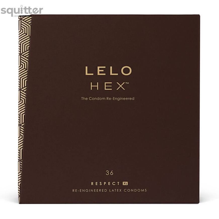 Презервативы LELO HEX Condoms Respect XL 36 Pack, тонкие и суперпрочные, увеличенный размер SO8133 фото