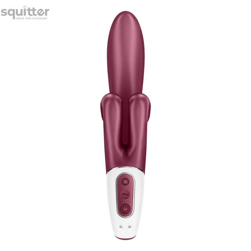 Вібратор-кролик Satisfyer Touch Me Red, подвійний відросток, 3 потужні мотори SO7776 - онлайн-сексшоп Сквітер