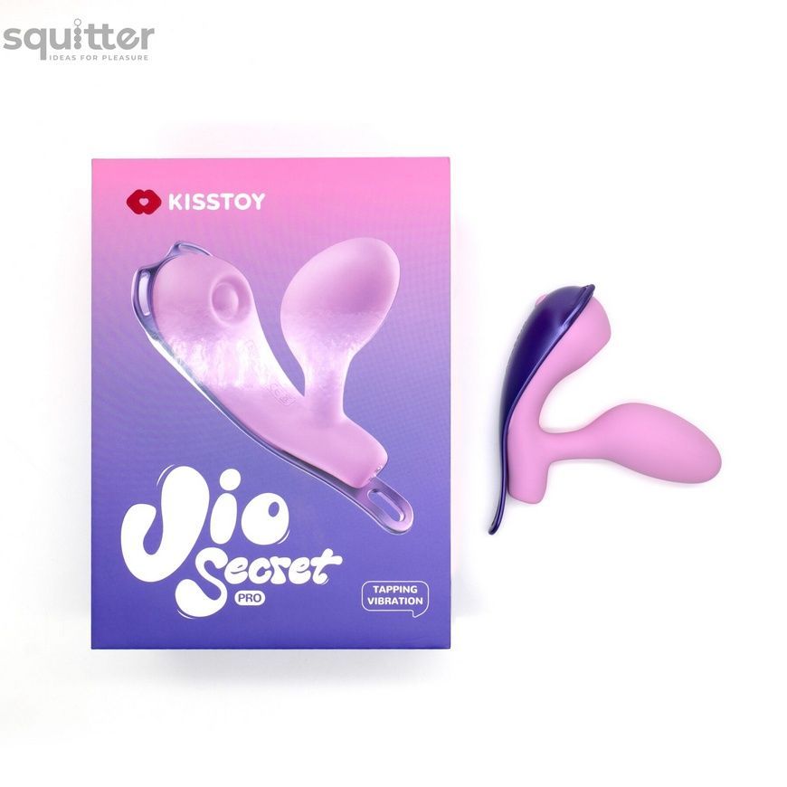 Віброяйце під одяг KISSTOY Viosecret Pro, з пульсацією для клітора, трусики-стрепи в комплекті SX3310 - онлайн-сексшоп Сквітер