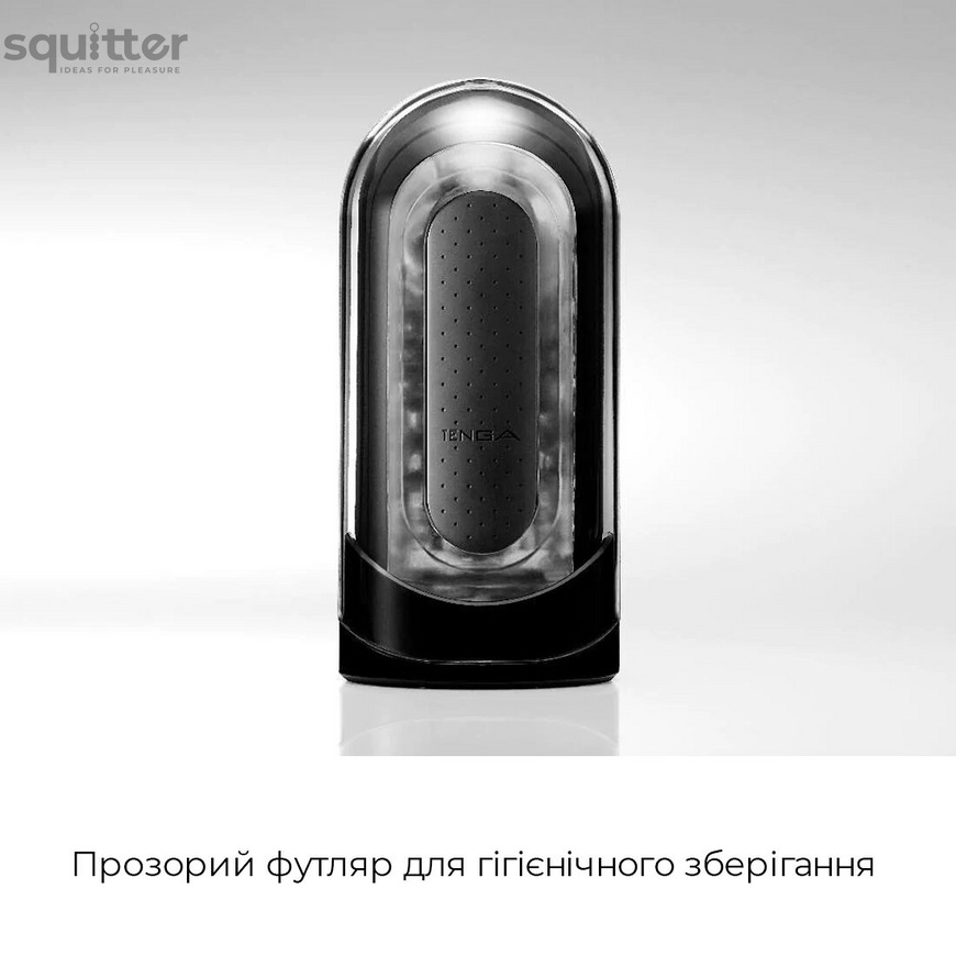 Мастурбатор Tenga Flip Zero Black, изменяемая интенсивность стимуляции, раскладной SO2009 фото