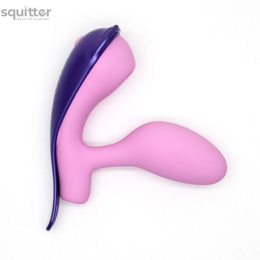 Віброяйце під одяг KISSTOY Viosecret Pro, з пульсацією для клітора, трусики-стрепи в комплекті SX3310 - онлайн-сексшоп Сквітер