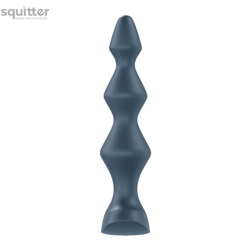 Анальний стимулятор-намистини з двома моторами Satisfyer Lolli-Plug 1 Dark teal SO4924 фото