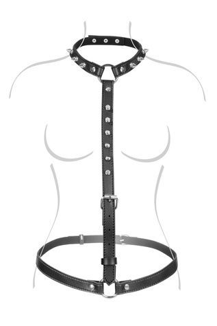 Портупея на тело Fetish Tentation Sexy Adjustable Harness SO4666 - онлайн-сексшоп Сквитер