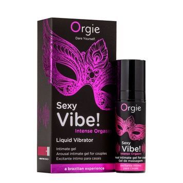 Рідкий вібратор Orgie - Sexy Vibe! Intense Orgasm (15 мл) SX1547 - онлайн-сексшоп Сквітер