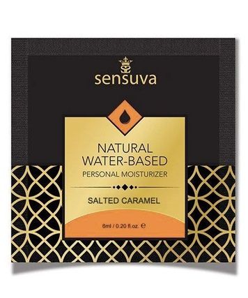 Пробник Sensuva - Natural Water-Based Salted Caramel (6 мл) SO3396 - онлайн-сексшоп Сквитер