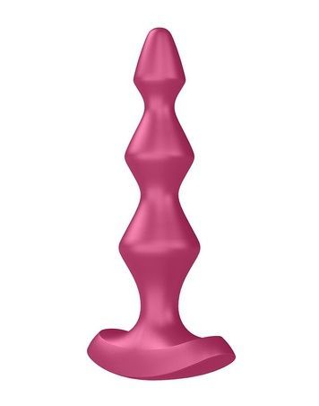 Анальний стимулятор-намистини з двома моторами Satisfyer Lolli-Plug 1 Berry SO4925 - онлайн-сексшоп Сквітер