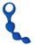 Анальные шарики Alive Triball Blue, силикон, макс. диаметр 2см AD20065 - онлайн-сексшоп Сквитер