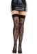 Панчохи Leg Avenue Worship Me Cross Net Thigh Highs One Size SX2762,5 - інтернет-магазин інтимних товарів Squitter