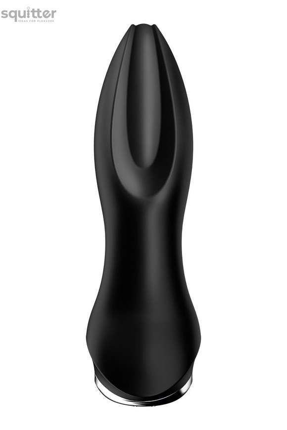 Анальная смарт вибропробка с жемчужным массажем Satisfyer Rotator Plug 2+ Black SO6279 фото