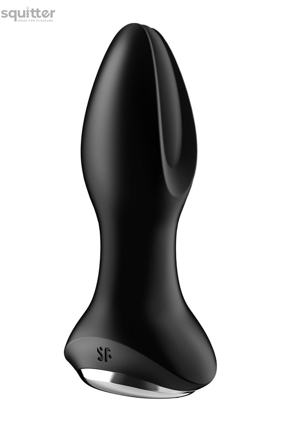 Анальная смарт вибропробка с жемчужным массажем Satisfyer Rotator Plug 2+ Black SO6279 фото