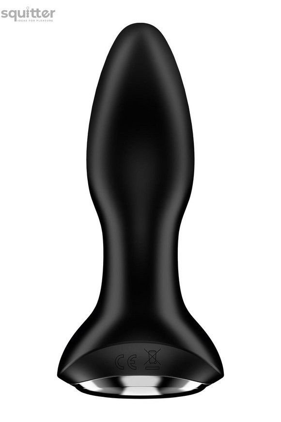 Анальная смарт вибропробка с жемчужным массажем Satisfyer Rotator Plug 2+ Black SO6279 фото